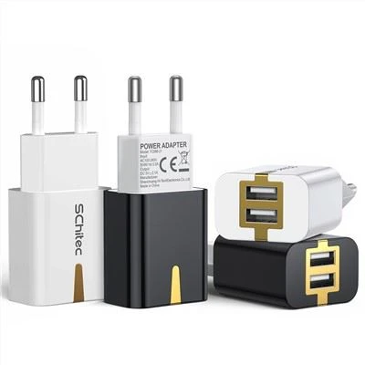 أفضل شاحن حائط بمنفذين USB