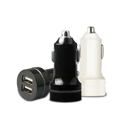 شاحن سيارة متنقل 5 فولت 1000 مللي أمبير بمنفذين USB