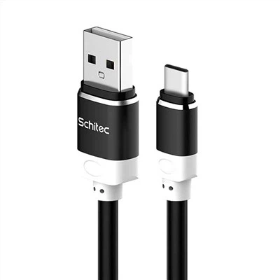 كابل USB مغناطيسي صغير عالي الجودة للشحن السريع مزود بإضاءة LED لهاتف iPhone
